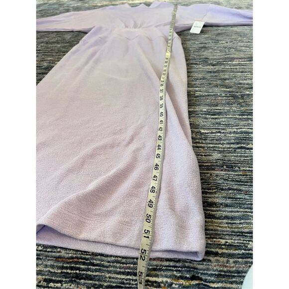 Free People Beach NWT Midi Column Dress Terrycloth Cut Out Purple size S - Picture 10 of 12